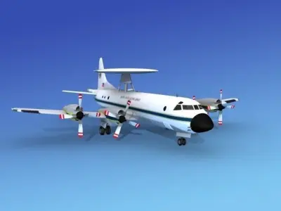 Lockheed P-3 Orion US Customs 3D model