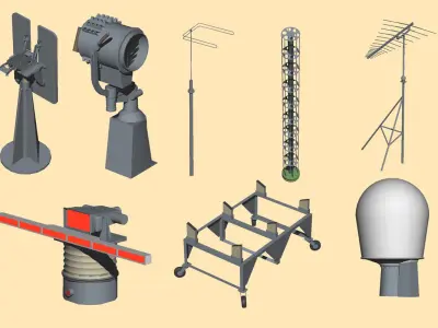 NAVY Equipment Set part1 3D model