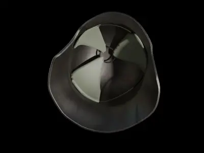 World War 2 German Helmet Low-poly 3D model