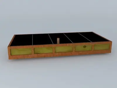 System Aquaponico 07 Aquaponics Growing Beira Mar Pool Plywood 3D model