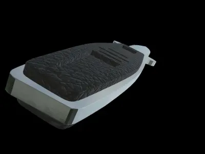 Low Poly Stainless Steel Tactical Combat Knife  Low-poly 3D model