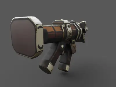 Prehistoric Howler Launcher- Stylized 3D Model Low-poly 3D model