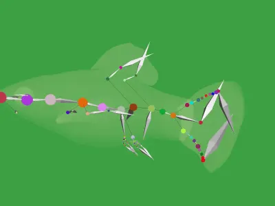 Platy Freshwater Fish Low-poly 3D model