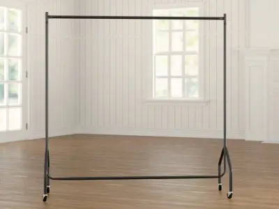 Rolling Clothes Racks Free 3D model