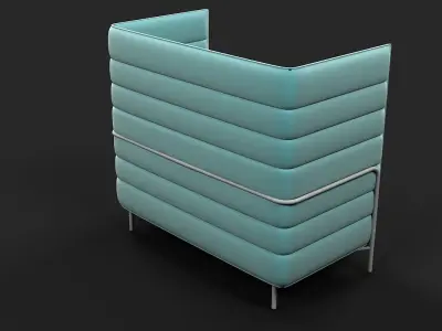 Vitra Alcove Chair 3D model