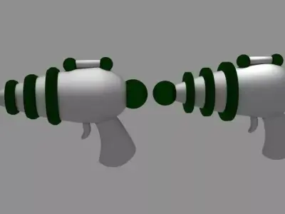 Ray Gun Alien 3D model