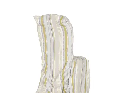 Stripe normal Chair 3d model Free low-poly 3D model