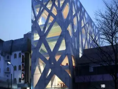 Spacious Office Building Scene 3D model