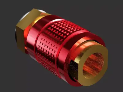 Gas connector 3D model