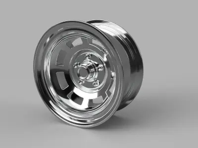 Nascar sport car rim Free 3D print model