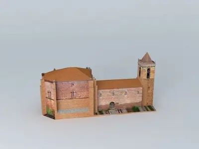 Parroquia Nuestra Señora de los Olmos, Torre de Juan Abad Free 3D model