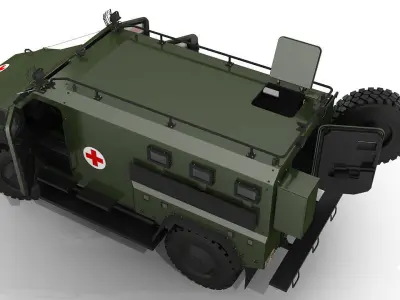 APC Varta Ambulance  3D model