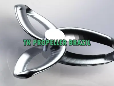 3D Toroidal Drone Propeller TK SERIES 3D model