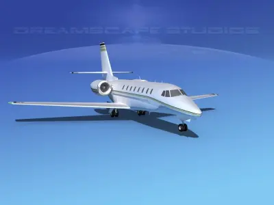 Cessna 680 Citation Sovereign V02 3D model