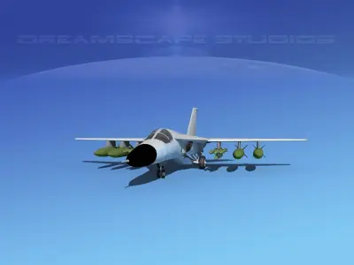 General Dynamics FB-111 Aardvark V00 3D model
