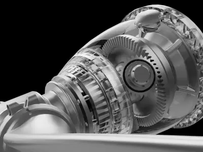 AB star-shaped engine reducer 3D print model