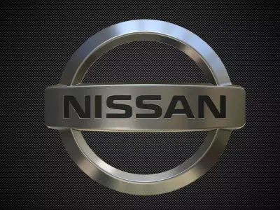 nissan logo 3D model