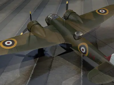 Bristol Blenheim Mk-1 3D model
