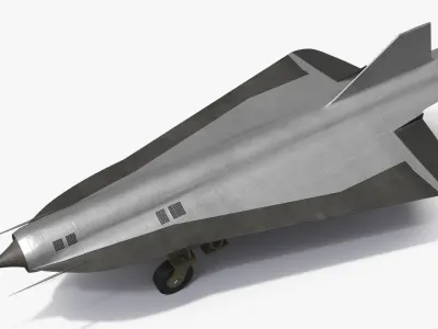 Strategic Recon Drone on Transport Cart 3D model