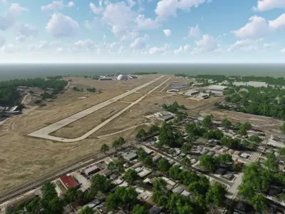 Akron Fulton International Airport 3D model