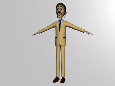 3D Stylized Character Model 3D model
