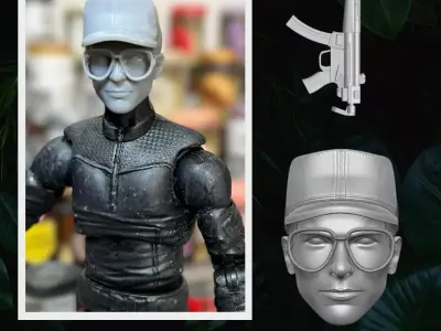 Hawkins Predator fan art 3D printable Files For Action Figures 3D print model