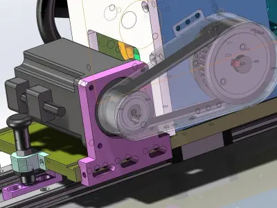 CAM bending machine 3D model