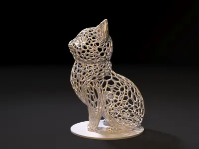 Cat decor Free 3D print model