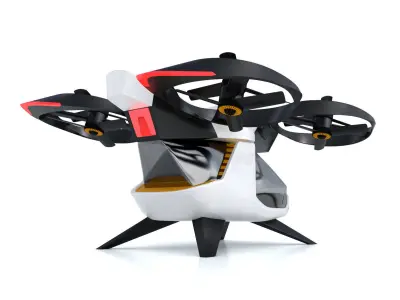 Passegent drone 3D model