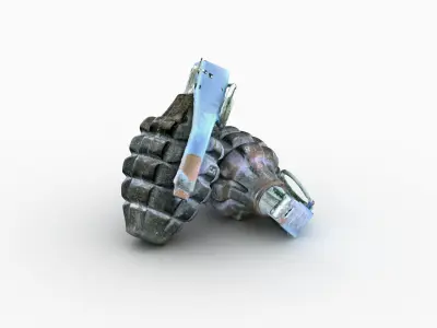 MK2 Handgrenade 3D model