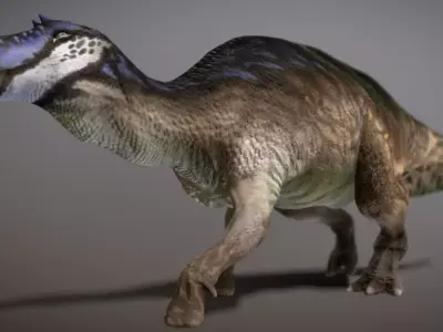 Maiasaura  The Good Mother Dinosaur Low-poly 3D model