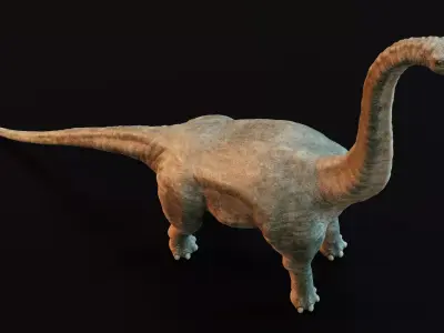 Brachiosaurus - Realistic Dinosaur 3D model