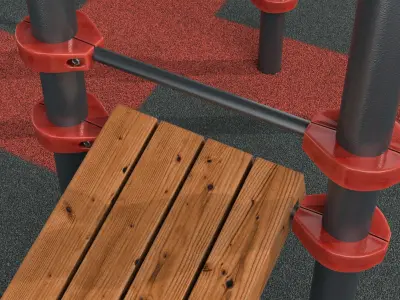 Calisthenics Park 3D model