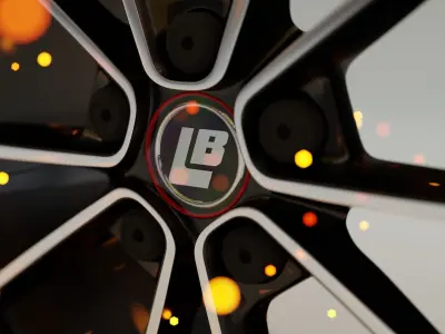 Modern and game-ready Rim 002 Low-poly 3D model