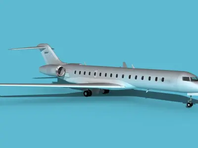 Bombardier Global 7000 V00 3D model