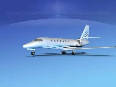 Cessna C680 Citation Soveriegn V15 3D model