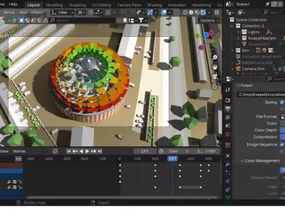 Prison to sunflower - Upgrade your heritage Free 3D model