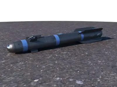 AGM-114 Hellfire II Missile 3D model