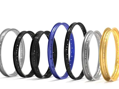 EXCEL Takasago Rims Pack Low-poly 3D model