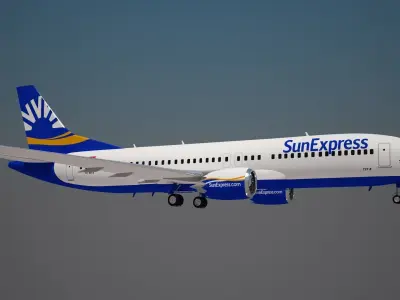 SunExpress Boeing 737 MAX 8 3D model