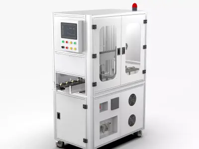 Automatic Permanent Magnet Rotor Spring Assembly Machine 3D model