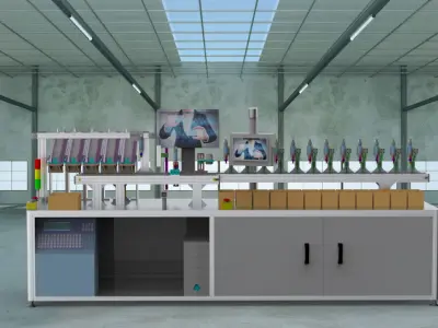 Sorting machine 3D model