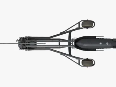 Bomb Carts - Terminal Trailers German WW2 Low-poly 3D model