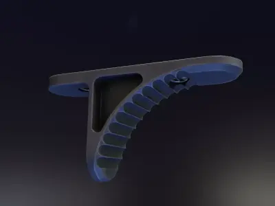 GripStop Attachment  Low-poly 3D model