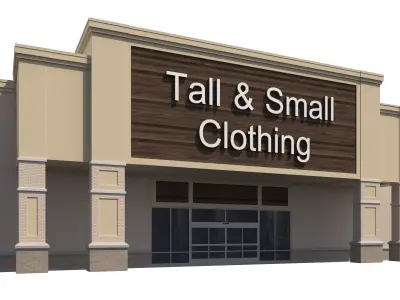 Retail-054 Retail Store 3D model