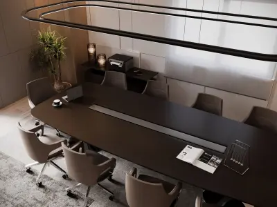 Premium Office and Meeting Space 3D model