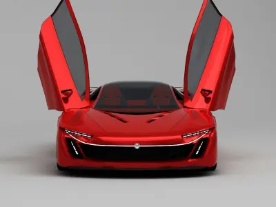 VW w12 Syncro Free 3D model