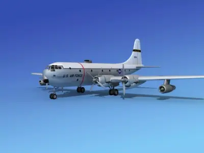 Boeing C-97 Stratofreighter V06 3D model