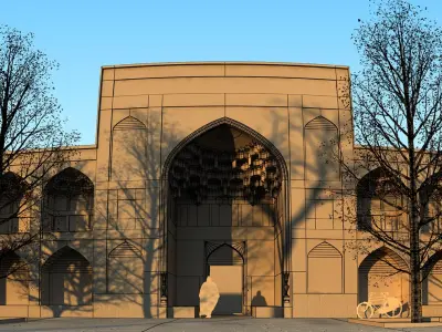 Chaharbagh School 3D model