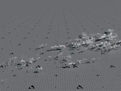 VDB Cumulonimbus Cloud Field 11 3D model